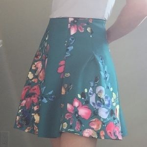 Rare Anthropologie Baraschi Watercolor Pleat Skirt